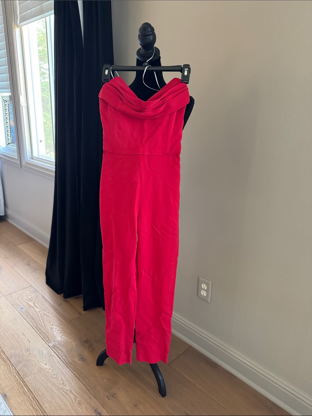 Cushnie Strapless Hot Pink Jumpsuit